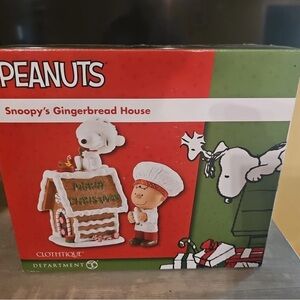 Dept. 56 Snoopy's Gingerbread House - Very Rare